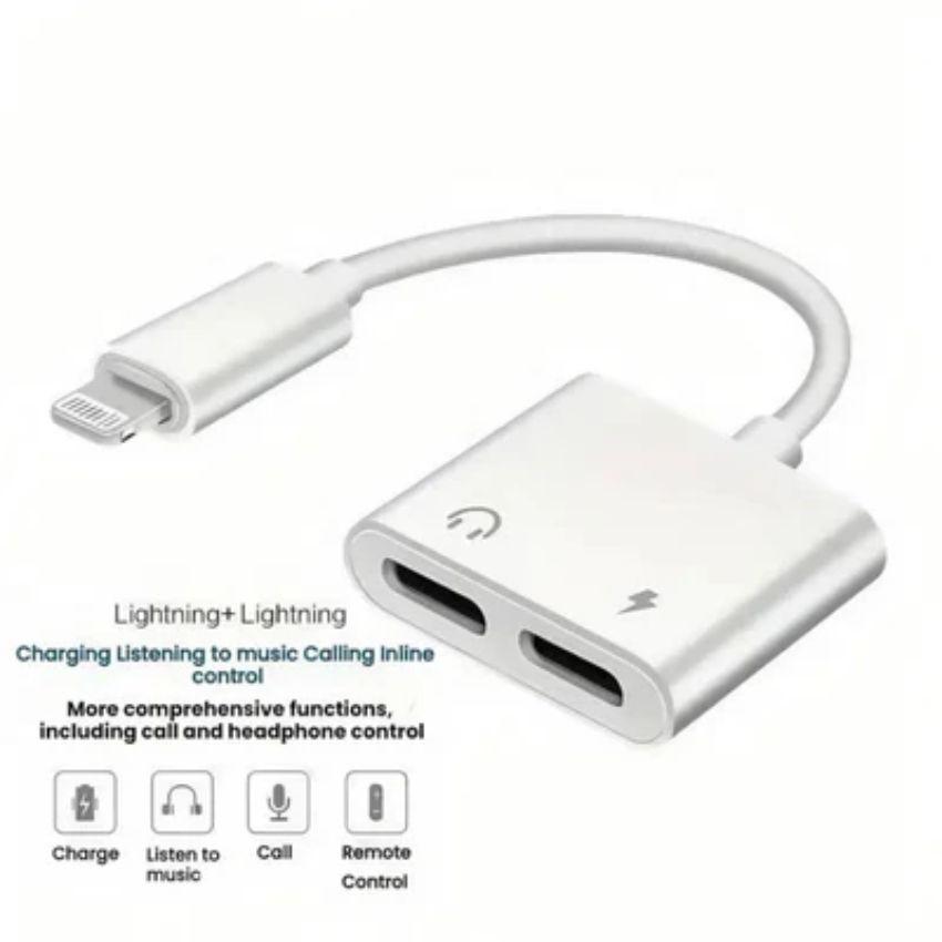 Refurbished 9eight5 Double Lightning Y Cable Adapter JH006 - Reebelo Ireland