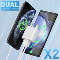 Refurbished 9eight5 Dual USB Power Adapter Wall Plug (NZ / AUS) - Reebelo Ireland