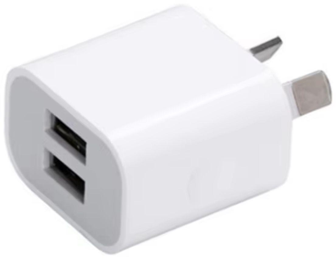 Refurbished 9eight5 Dual USB Power Adapter Wall Plug (NZ / AUS) - Reebelo Ireland