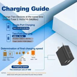 Refurbished 9eight5 Dual USB Wall Plug Power Adapter (NZ / AU) - Reebelo Ireland