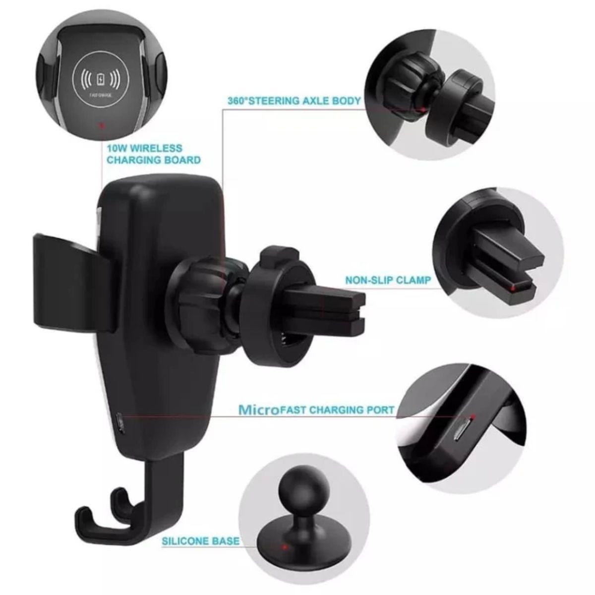 Refurbished 9eight5 Phone Holder & Wireless Charger - Reebelo Ireland