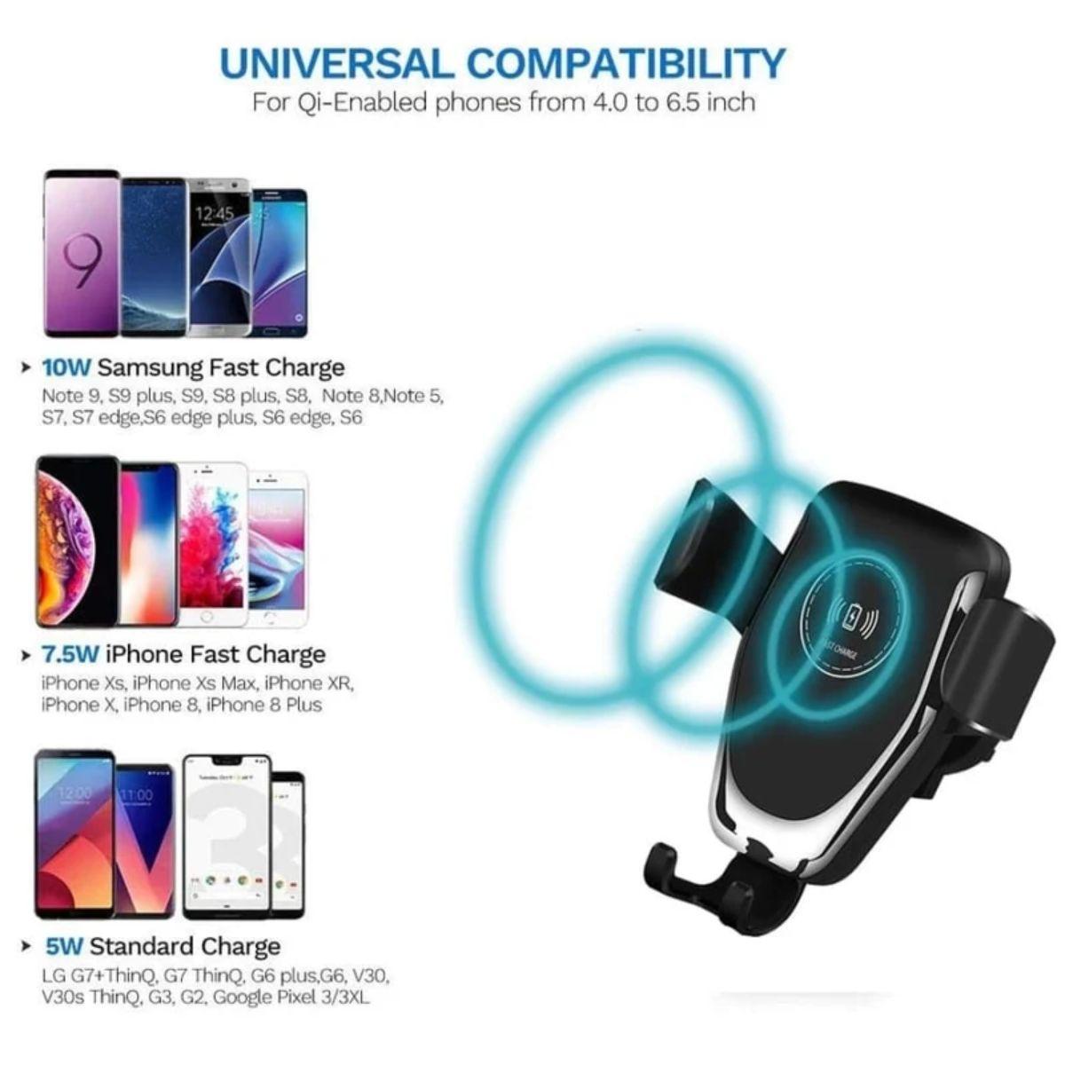 Refurbished 9eight5 Phone Holder & Wireless Charger - Reebelo Ireland