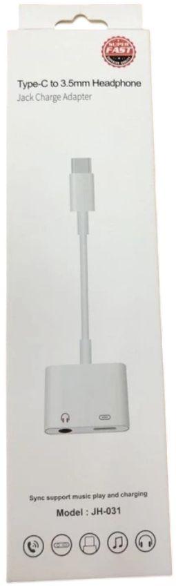 Refurbished 9eight5 Type C 2-in-1 Headphone Adapter JH032 - Reebelo Ireland