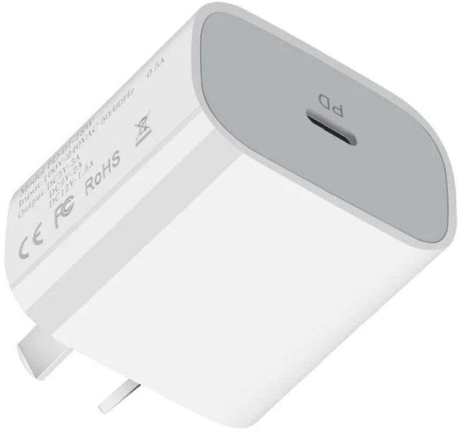 Refurbished 9eight5 Type-C to Lightning Cable (1m) & Wall Plug (NZ / AU) - Reebelo Ireland