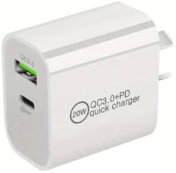 Refurbished 9eight5 Type-C & USB Wall Plug Power Adapter (NZ / AU) - Reebelo Ireland