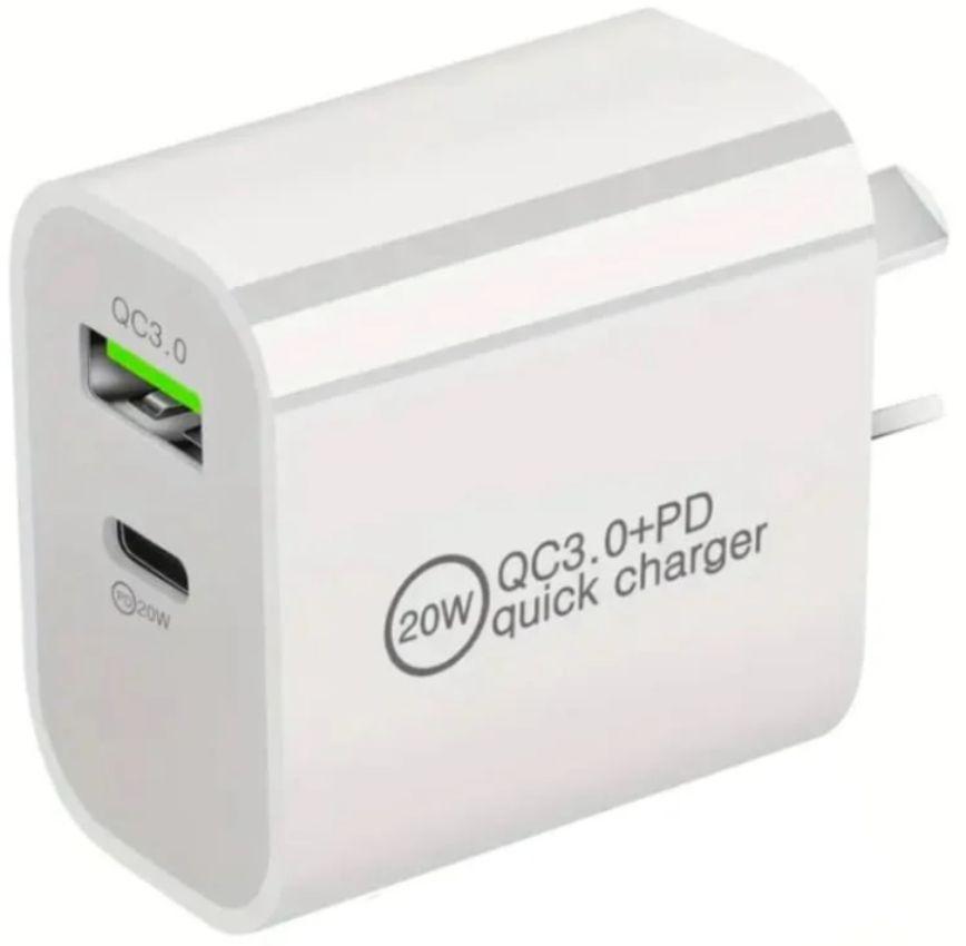 Refurbished 9eight5 Type-C & USB Wall Plug Power Adapter (NZ / AU) - Reebelo Ireland
