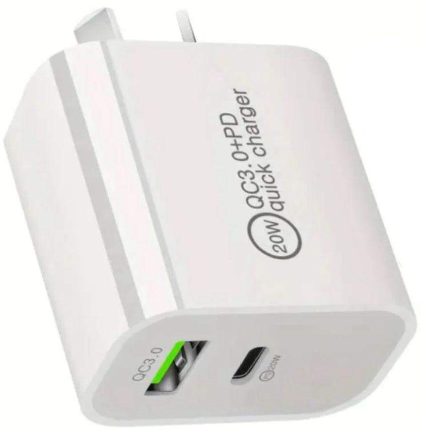 Refurbished 9eight5 Type-C & USB Wall Plug Power Adapter (NZ / AU) - Reebelo Ireland