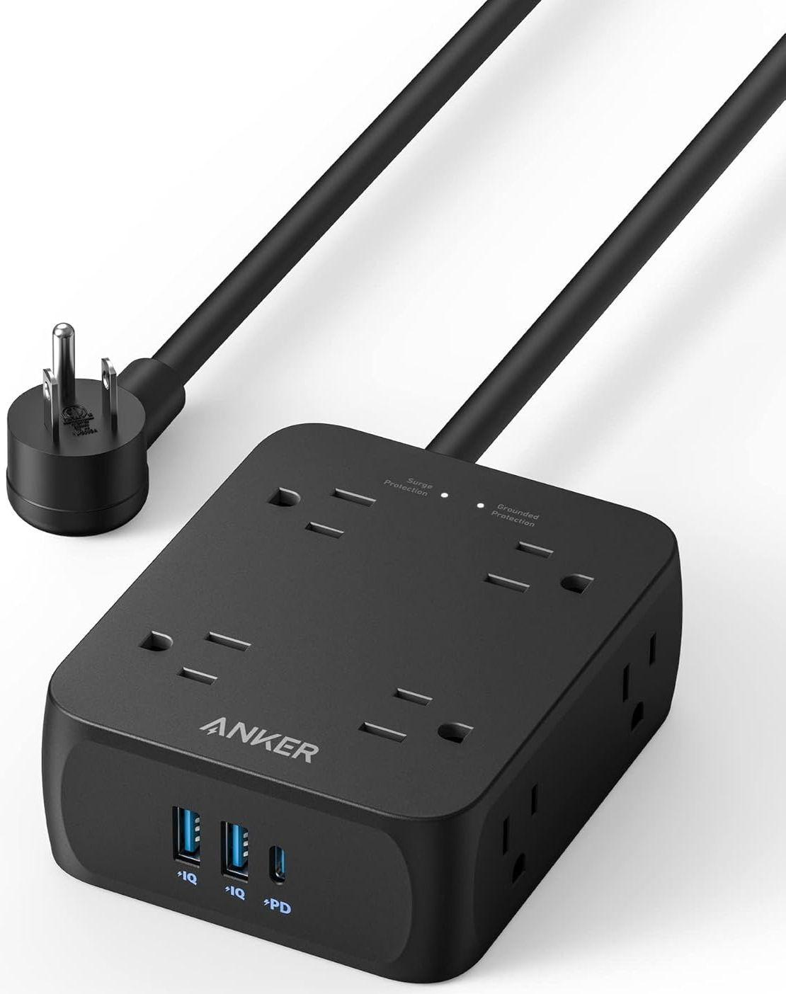 Refurbished Anker 341 USB Power Strip 5ft | A9183 - Reebelo Ireland