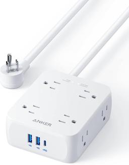 Refurbished Anker 341 USB Power Strip 5ft | A9183 - Reebelo Ireland