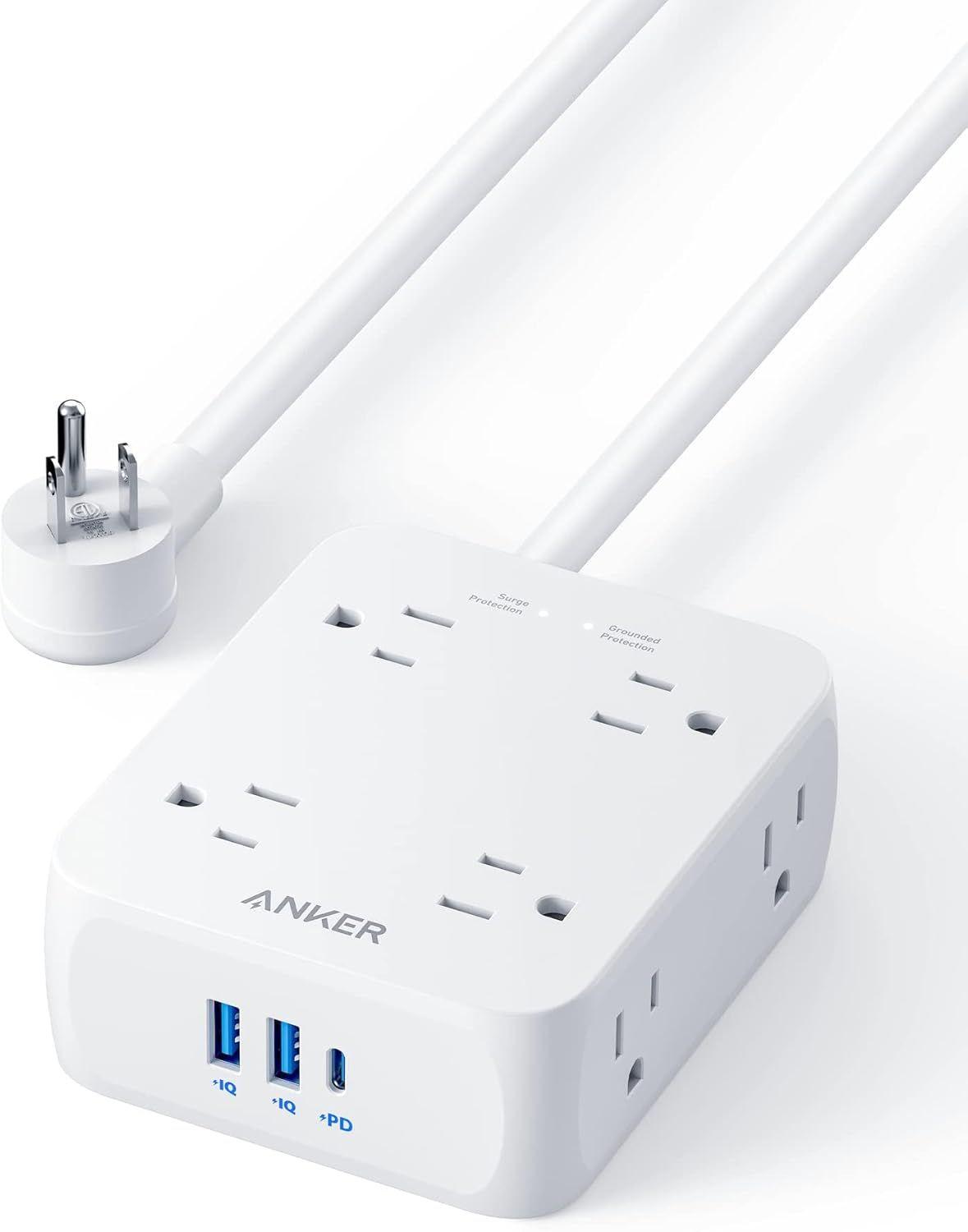 Refurbished Anker 341 USB Power Strip 5ft | A9183 - Reebelo Ireland
