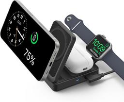 Refurbished Anker MagGo 3-in-1 Wireless Charging Station - Reebelo Ireland