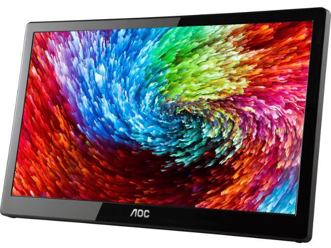 Refurbished AOC E1659FWU 15.6" Portable LED Monitor - Reebelo Ireland