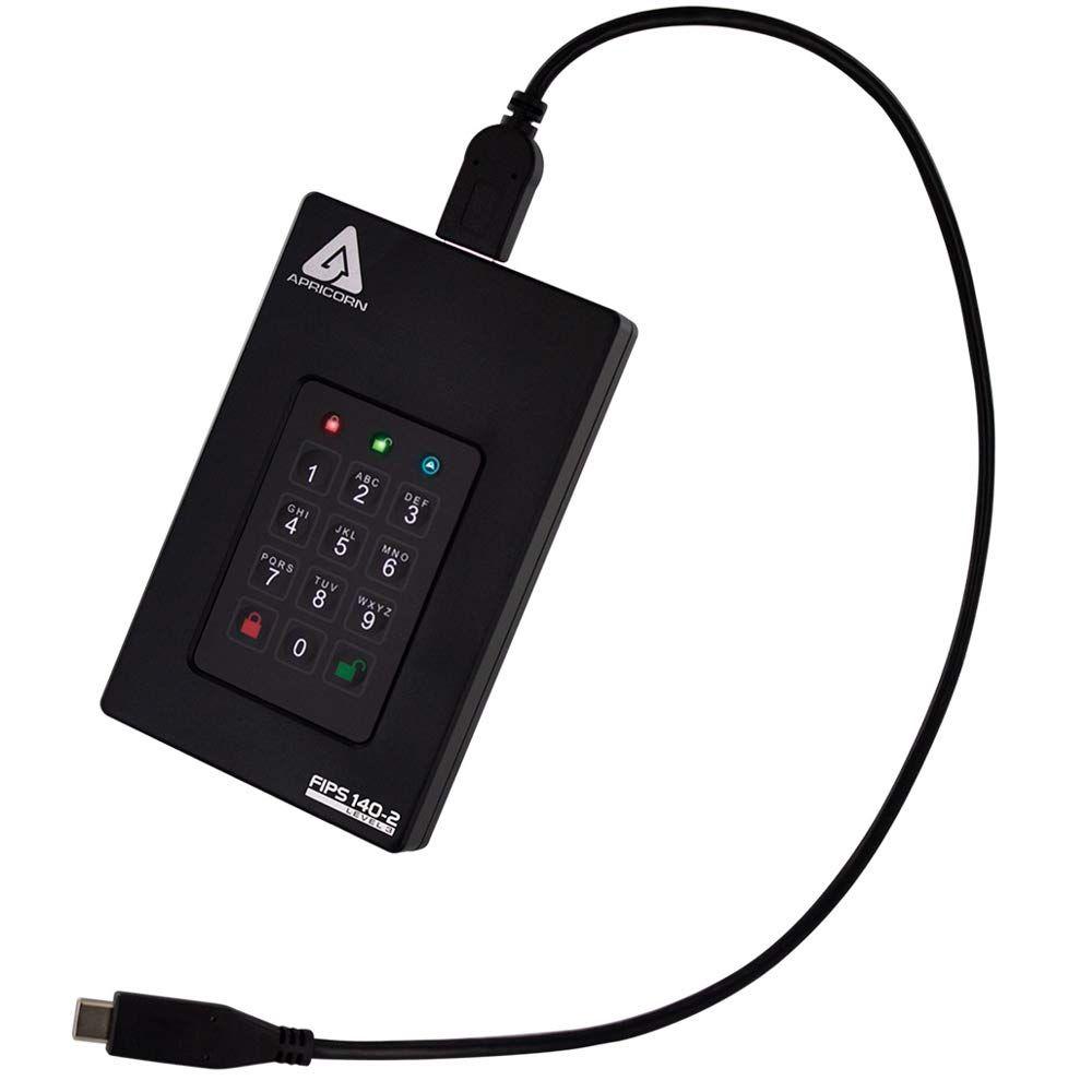 Refurbished Apricorn Aegis Fortress 2TB External Hard Drive - Reebelo Ireland
