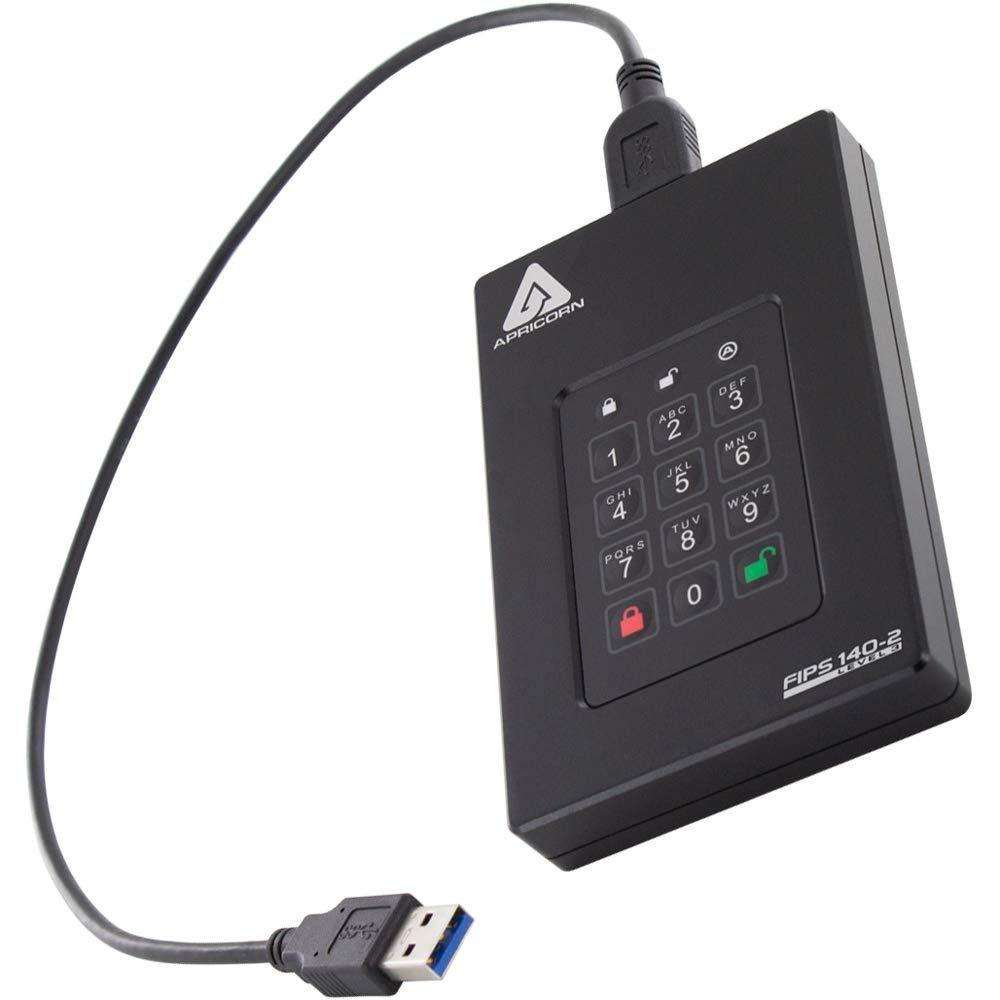 Refurbished Apricorn Aegis Fortress 2TB External Hard Drive - Reebelo Ireland