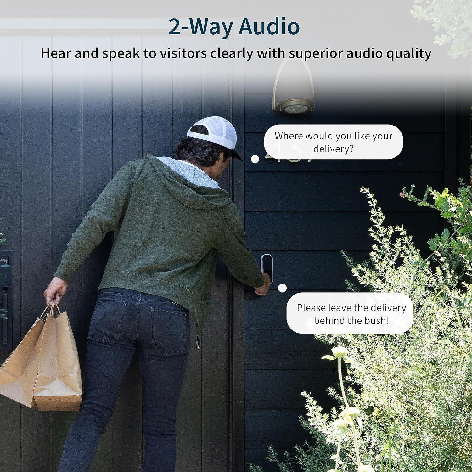 Refurbished Arlo Video Doorbell 2K (2nd Generation) - Reebelo Ireland