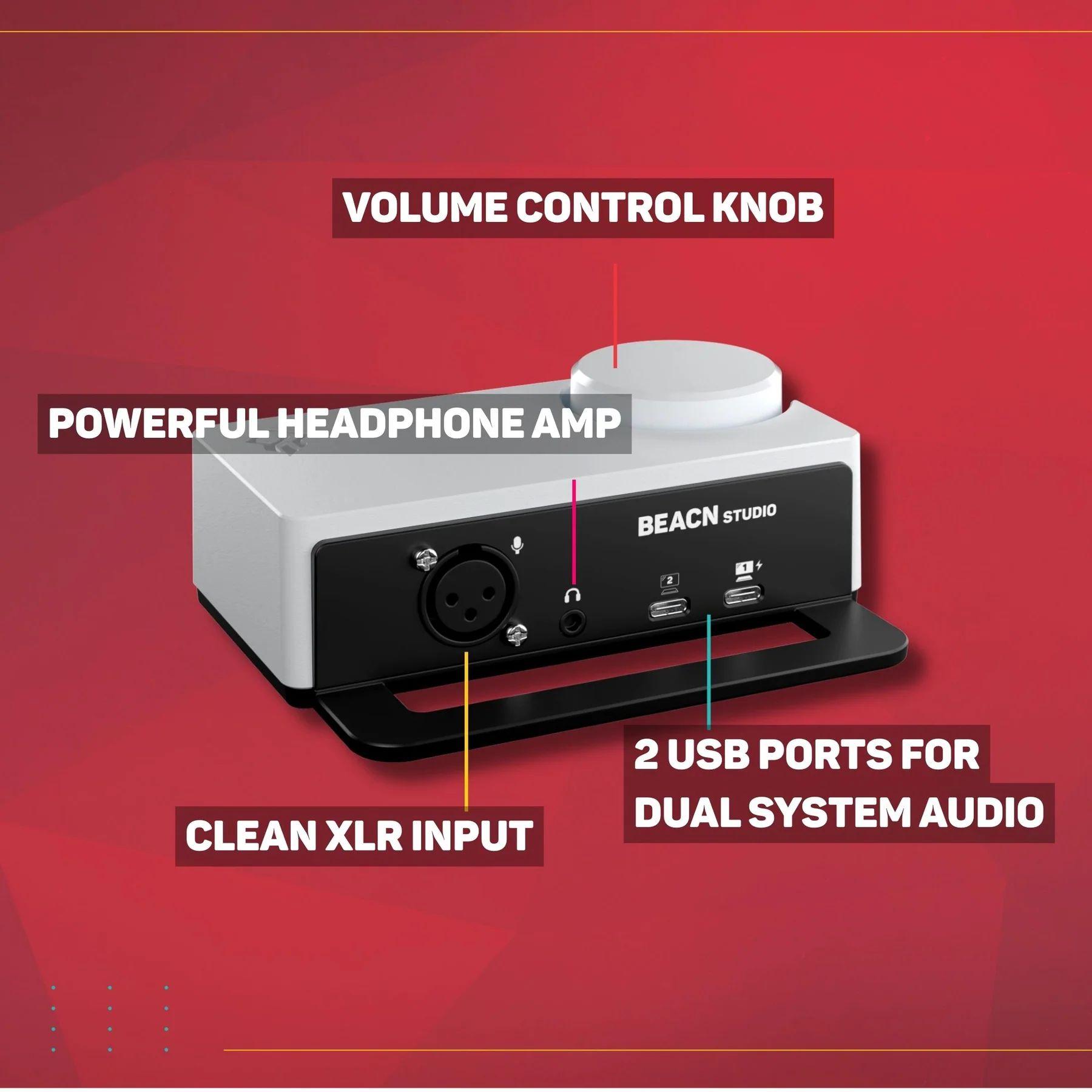 Refurbished BEACN Studio Creator XLR Interface - Reebelo Ireland
