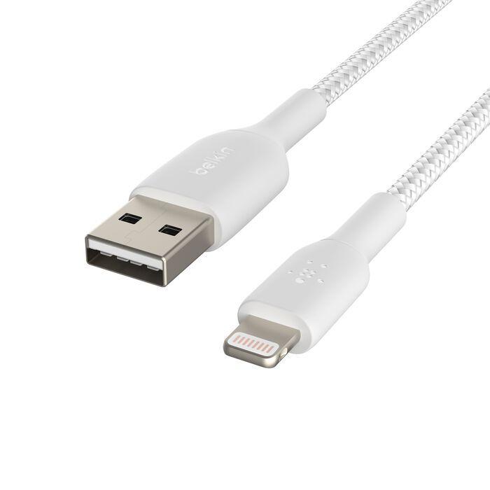 Refurbished Belkin BOOST↑CHARGE™ Braided USB-A to Lightning Cable - Reebelo Ireland
