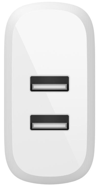 Refurbished Belkin BoostCharge Dual USB-A 24W Wall Charger - Reebelo Ireland