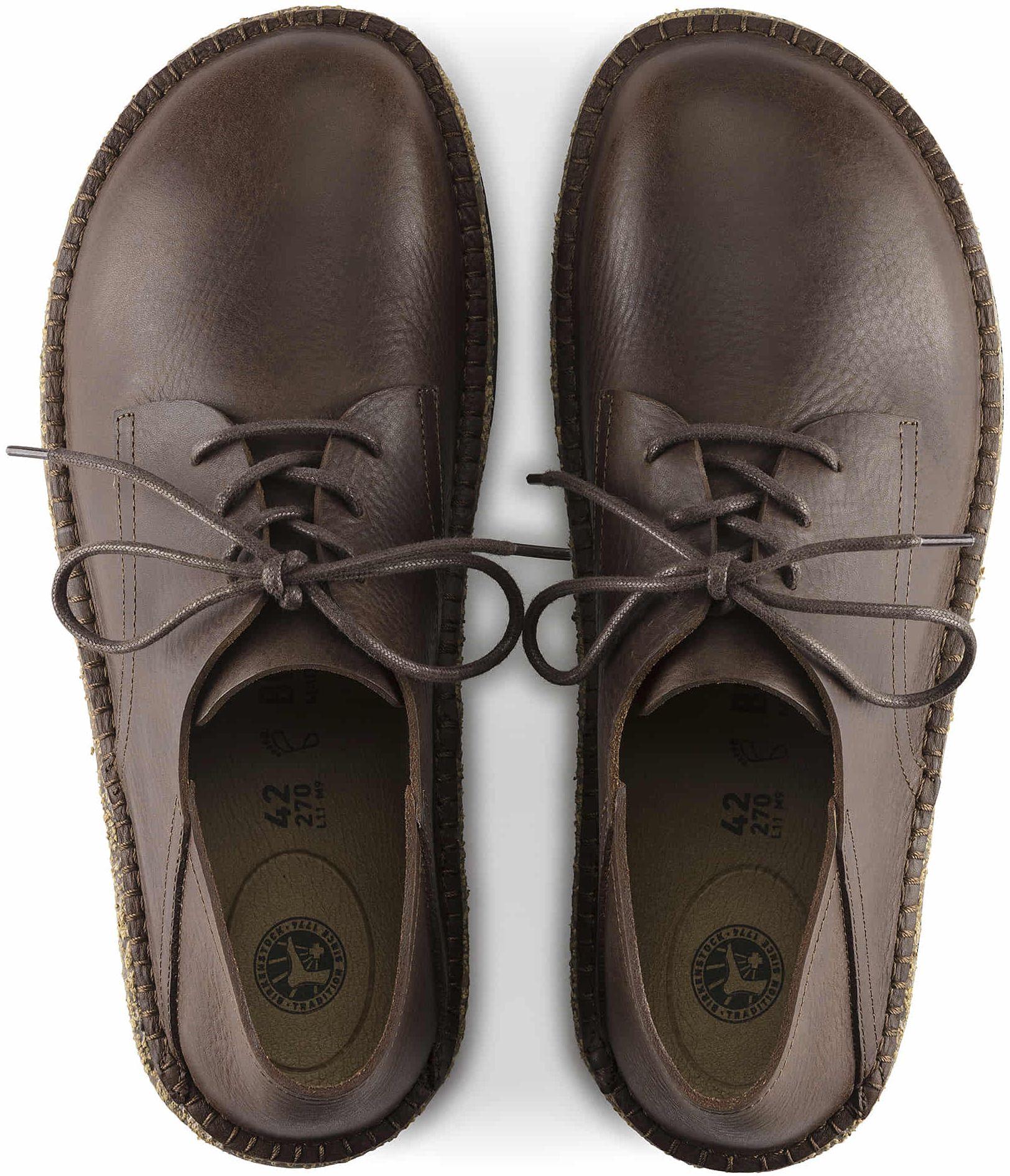 Refurbished Birkenstock Gary Natural Leather Unisex Shoes - Reebelo Ireland