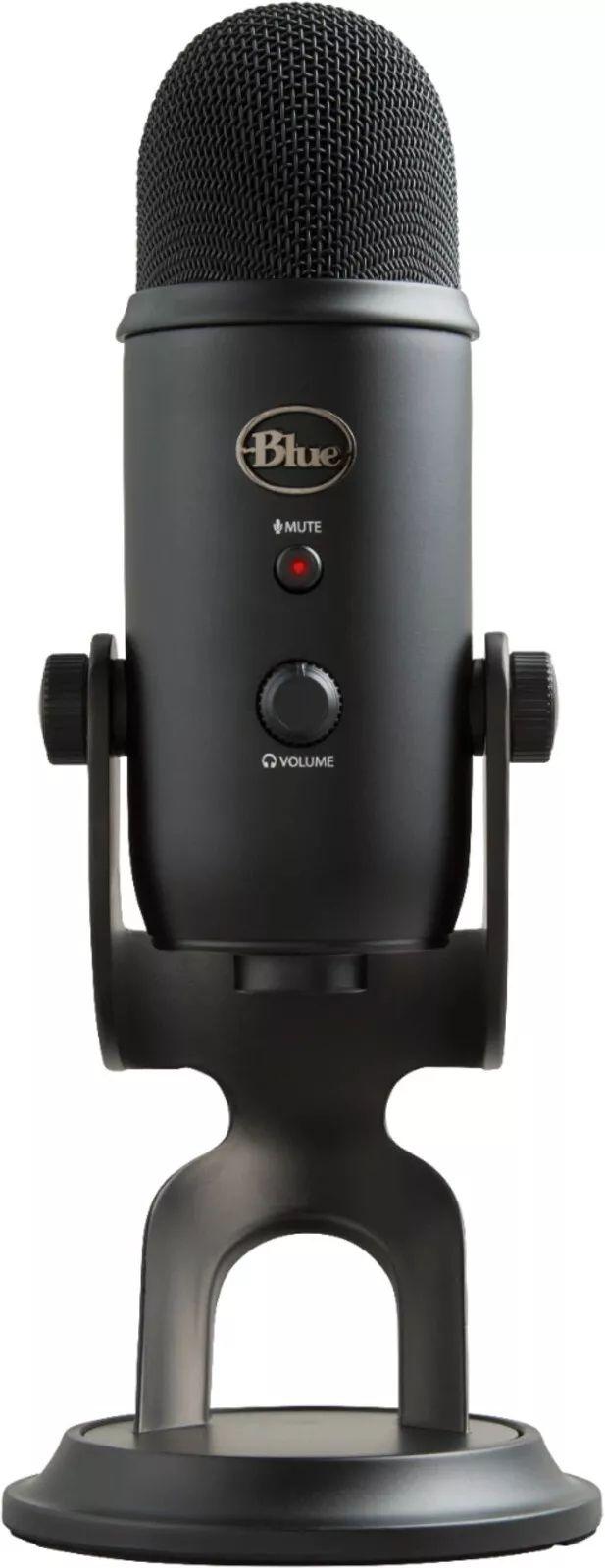 Refurbished Blue Blackout Yeti USB Microphone - Reebelo Ireland