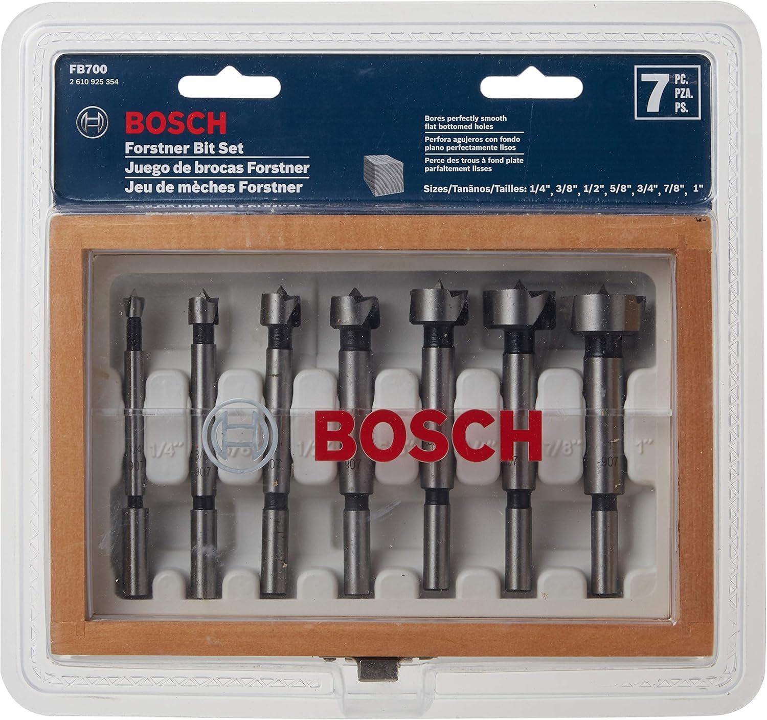 Refurbished Bosch 7-Piece Wood Forstner Bit Set FB700 - Reebelo Ireland
