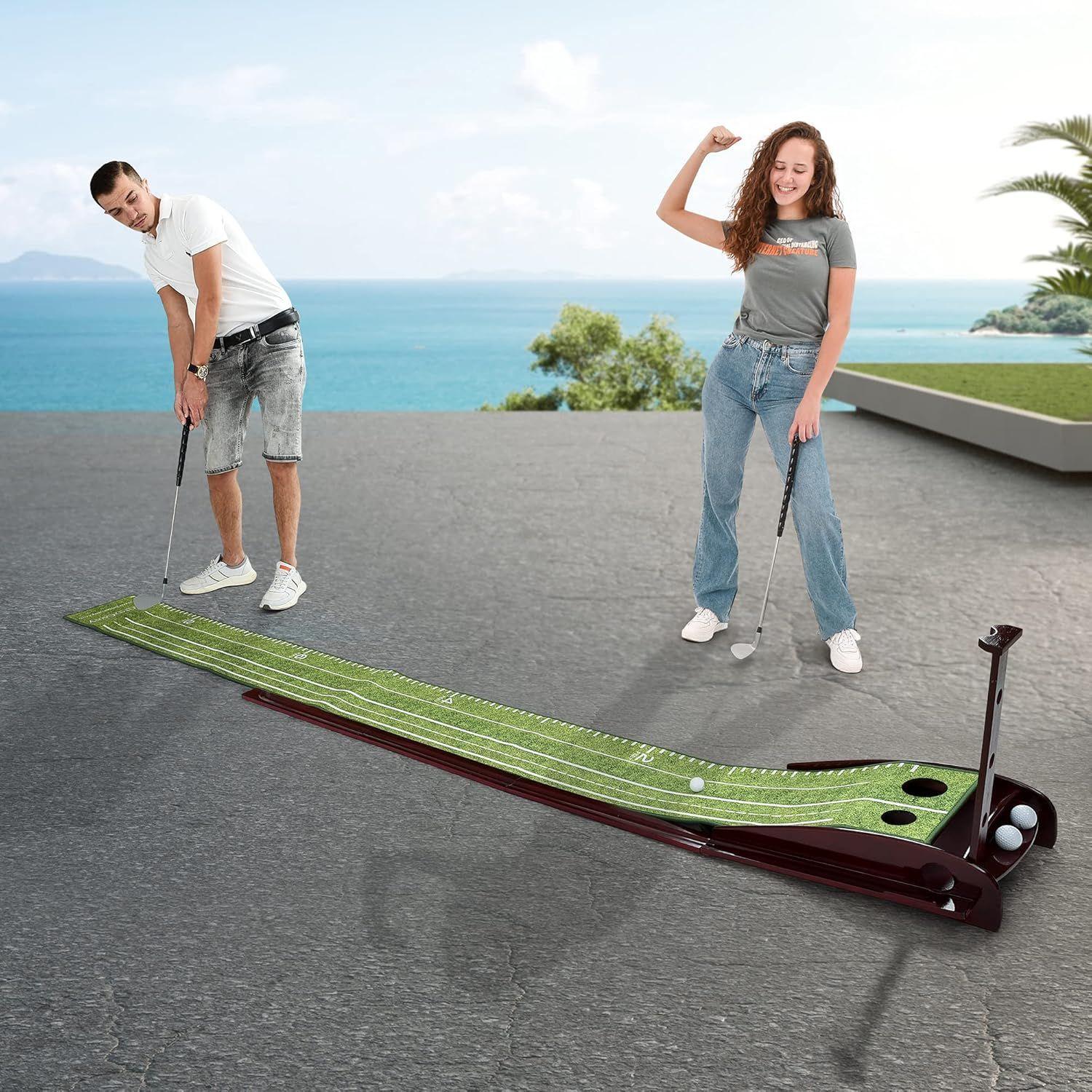 Refurbished Britenway Golf Putting Indoor & Outdoor Green Mat - Reebelo Ireland
