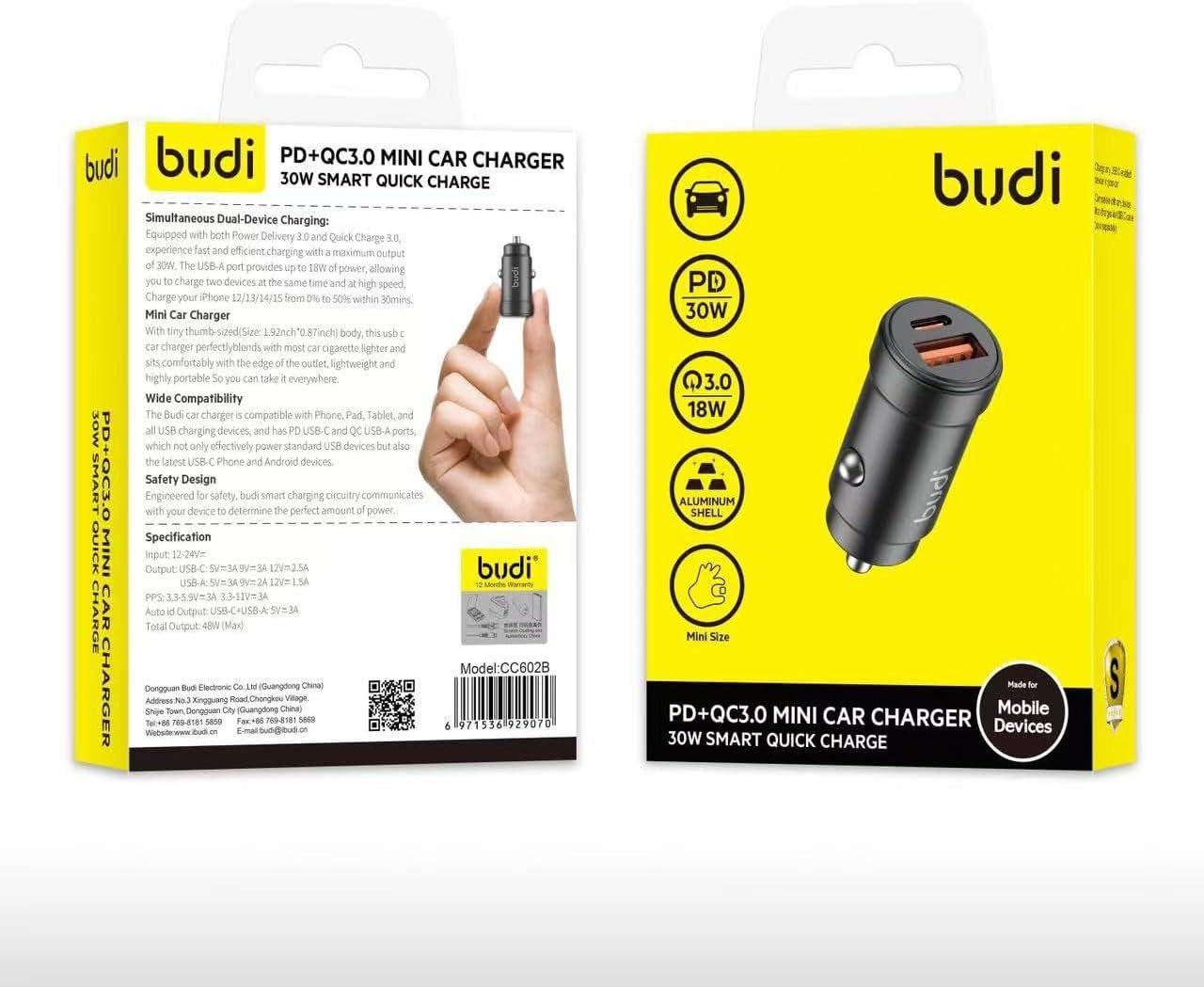 Refurbished PD + QC3.0 Bullet Dual Car Charger (CC602B) - Reebelo Ireland