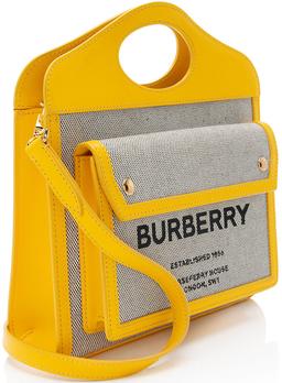 Refurbished Burberry Canvas Horseferry Mini Pocket Tote - Reebelo Ireland