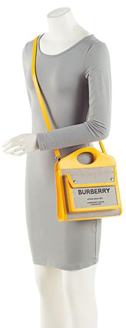 Refurbished Burberry Canvas Horseferry Mini Pocket Tote - Reebelo Ireland