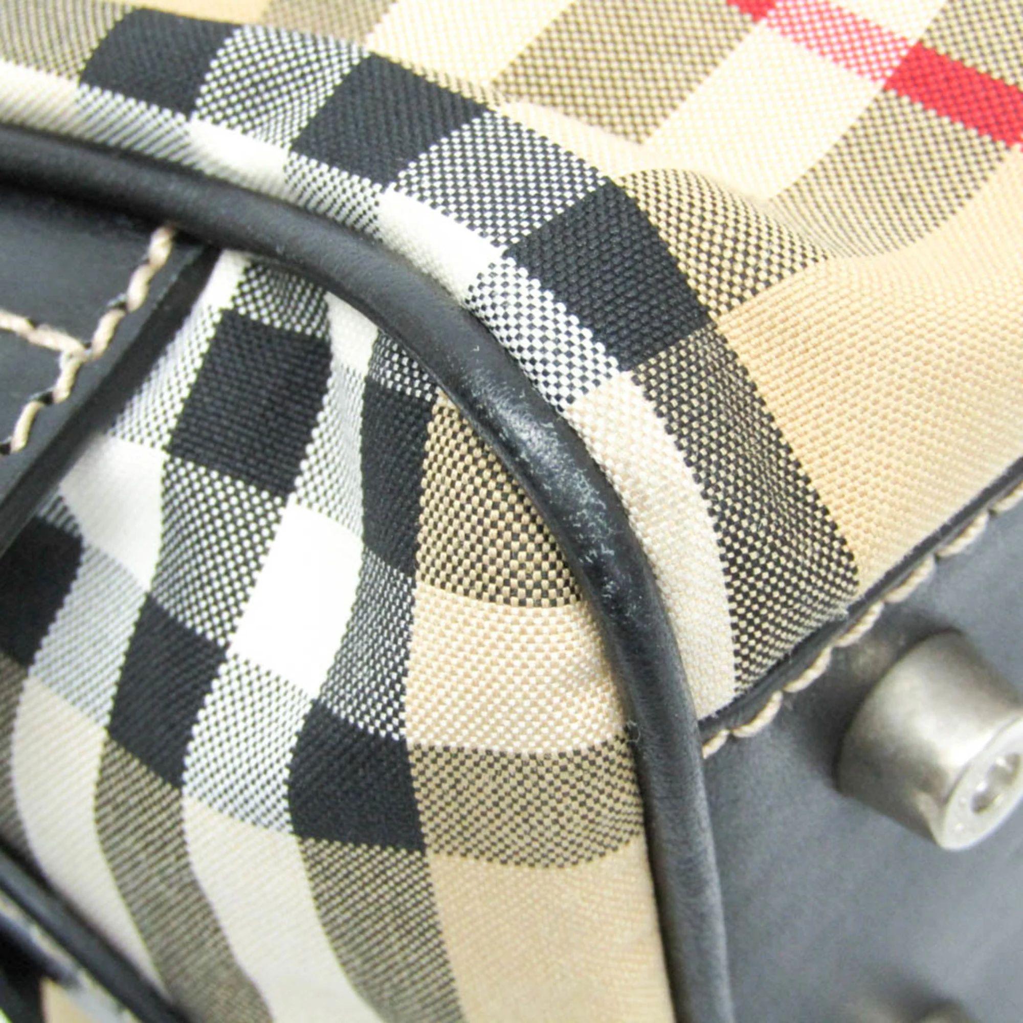 Refurbished Burberry Leather Nylon Canvas Clutch Bag Pouch - Reebelo Ireland