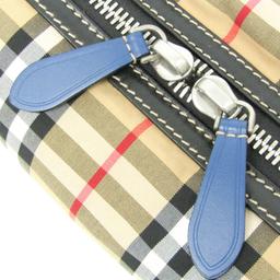 Refurbished Burberry Leather Nylon Canvas Clutch Bag Pouch - Reebelo Ireland