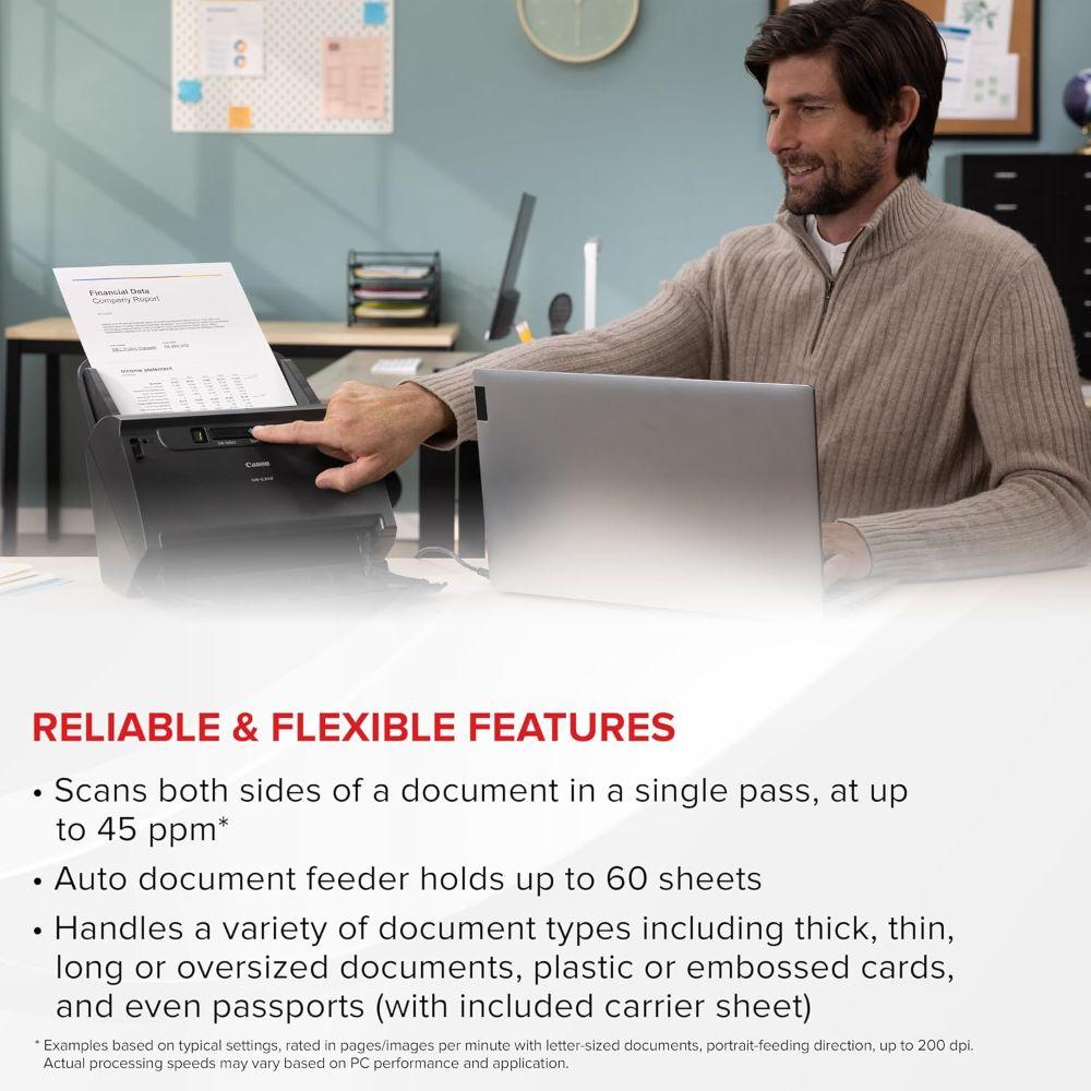 Refurbished Canon ImageFORMULA DR-C240 Colour Document Scanner - Reebelo Ireland