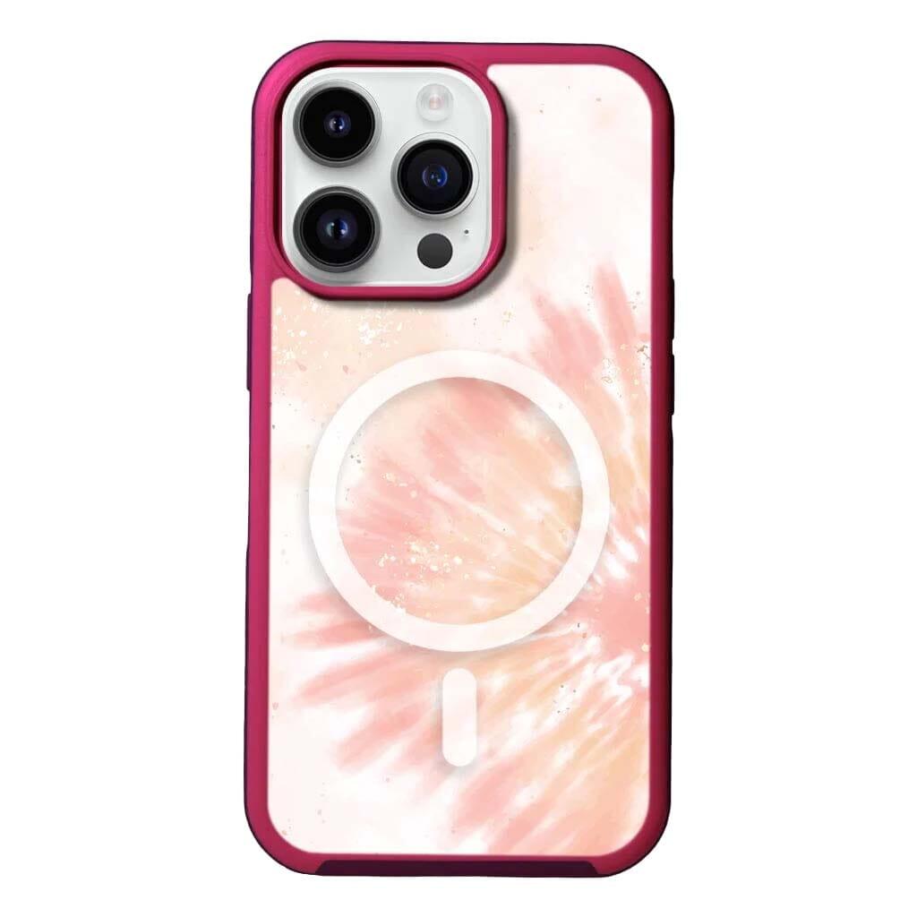 Refurbished Caseco MagSafe iPhone 13 Pro Max Orange Tie Dye Case - Reebelo Ireland
