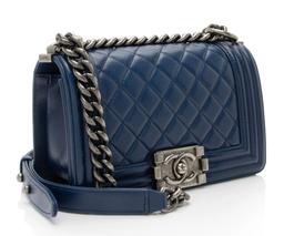 Refurbished Chanel Lambskin Small Boy Bag - Reebelo Ireland