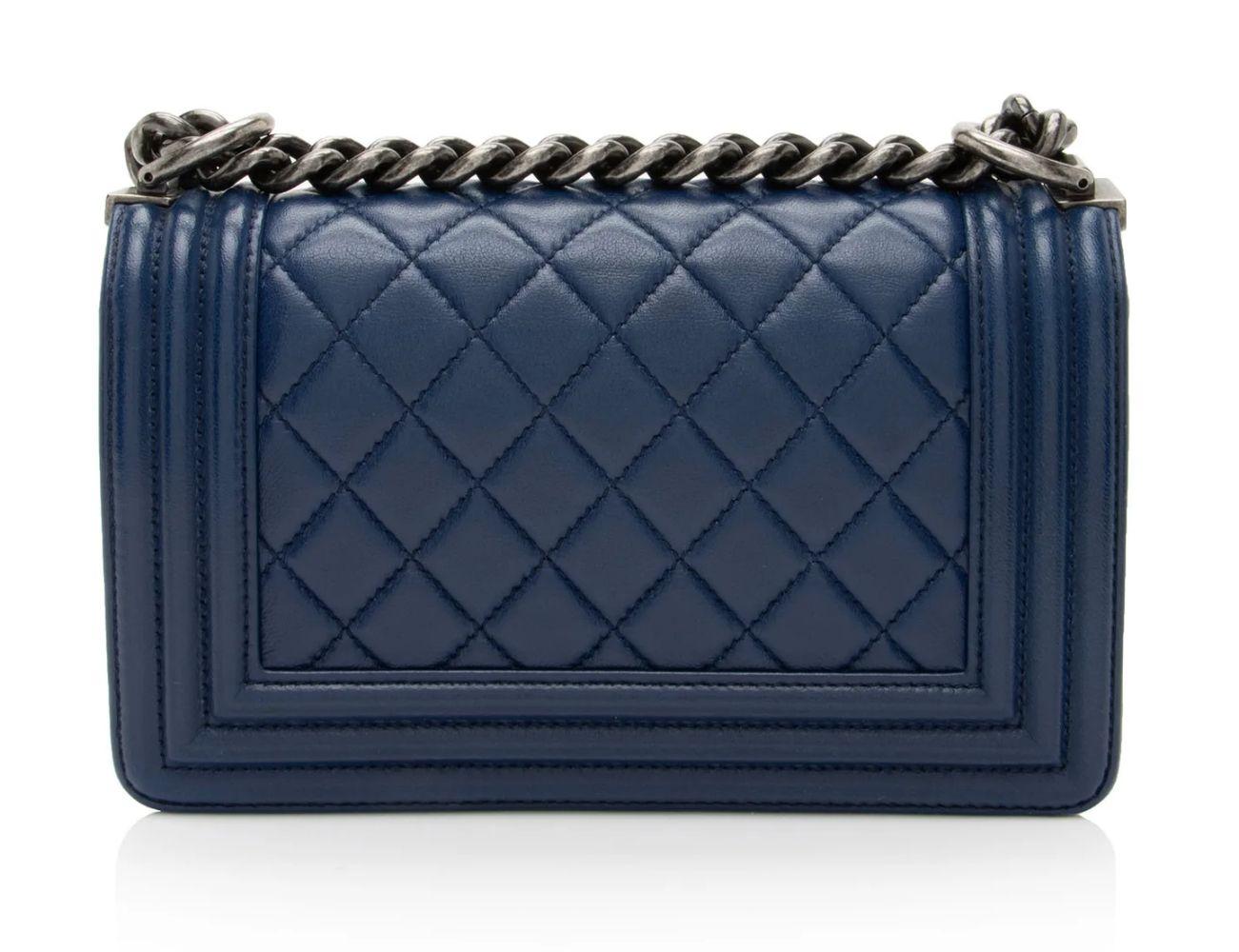 Refurbished Chanel Lambskin Small Boy Bag - Reebelo Ireland