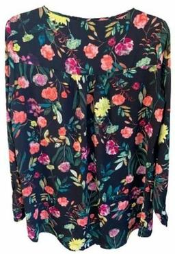 Refurbished Chelsea & Theodore Women's Top Multi Painterly Floral - Reebelo Ireland