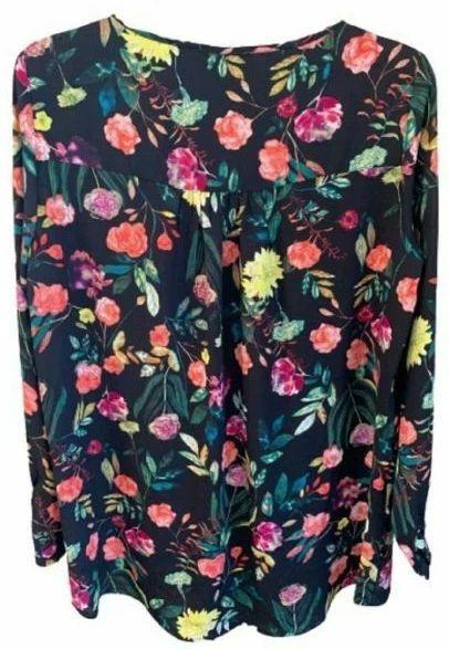 Refurbished Chelsea & Theodore Women's Top Multi Painterly Floral - Reebelo Ireland