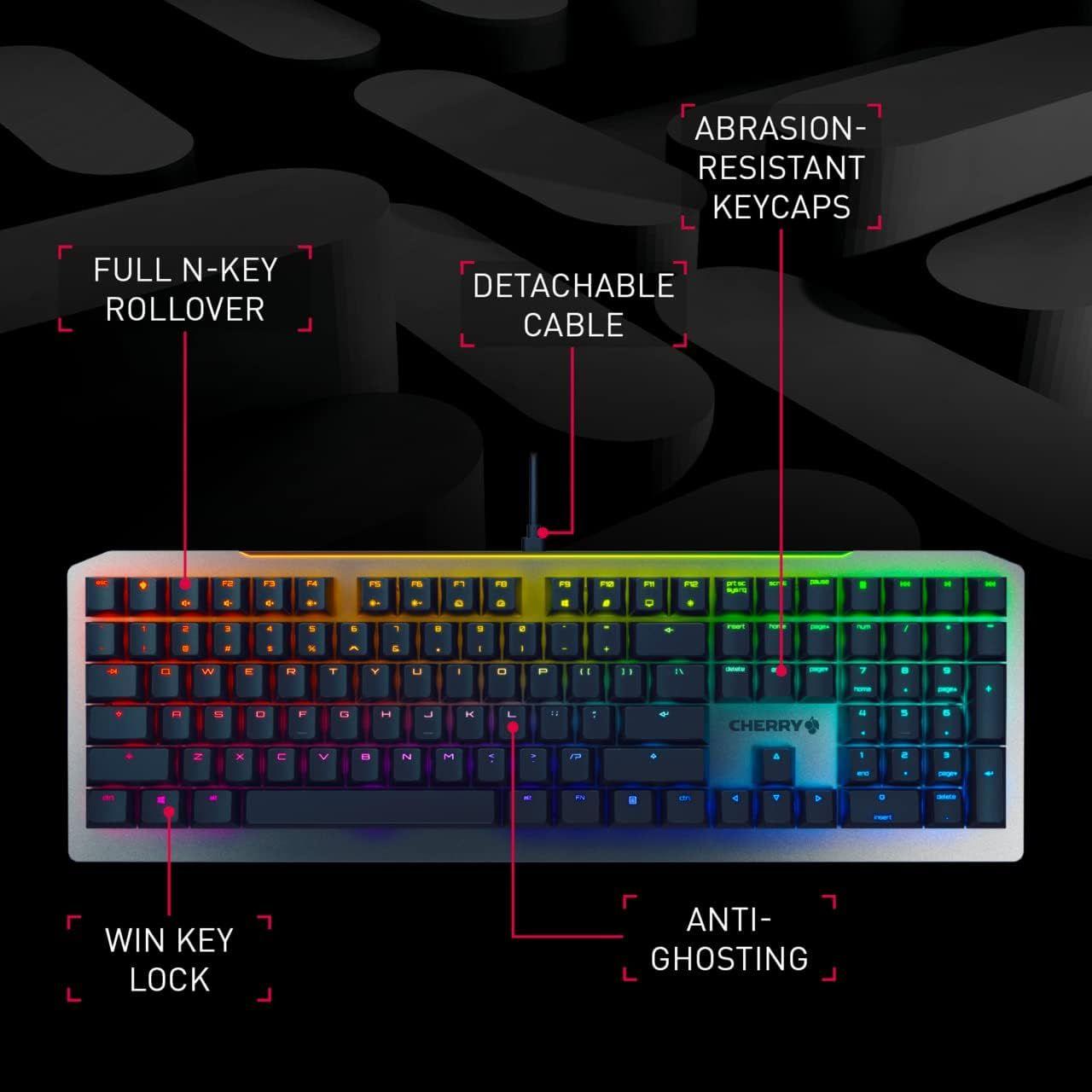 Refurbished CHERRY MV 3.0 Viola Wired Mechanical Gaming Keyboard - Reebelo Ireland