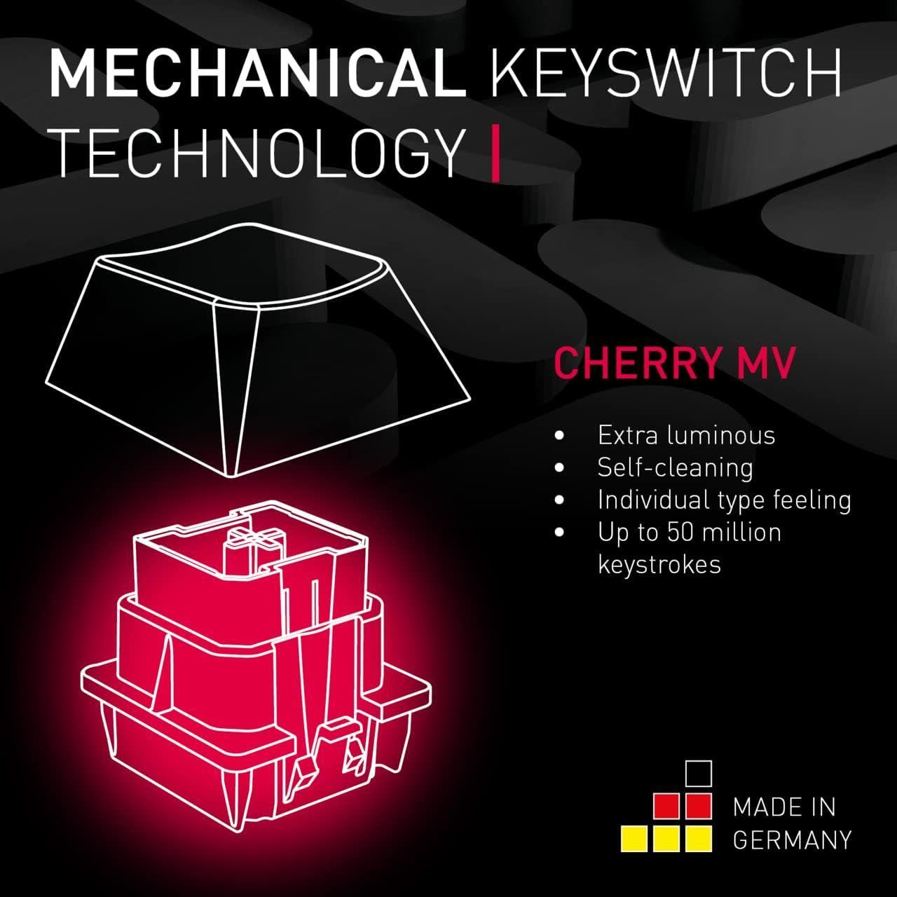 Refurbished CHERRY MV 3.0 Viola Wired Mechanical Gaming Keyboard - Reebelo Ireland