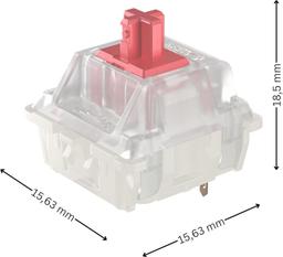 Refurbished CHERRY MX RGB Silent Red Switch Kit - Reebelo Ireland
