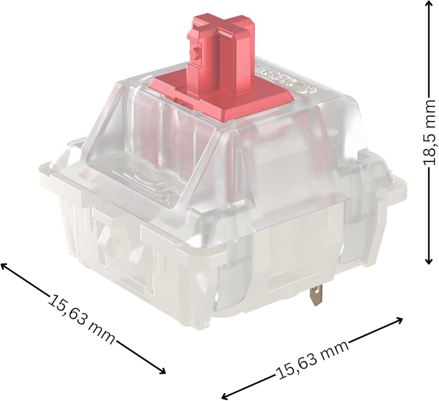 Refurbished CHERRY MX RGB Silent Red Switch Kit - Reebelo Ireland
