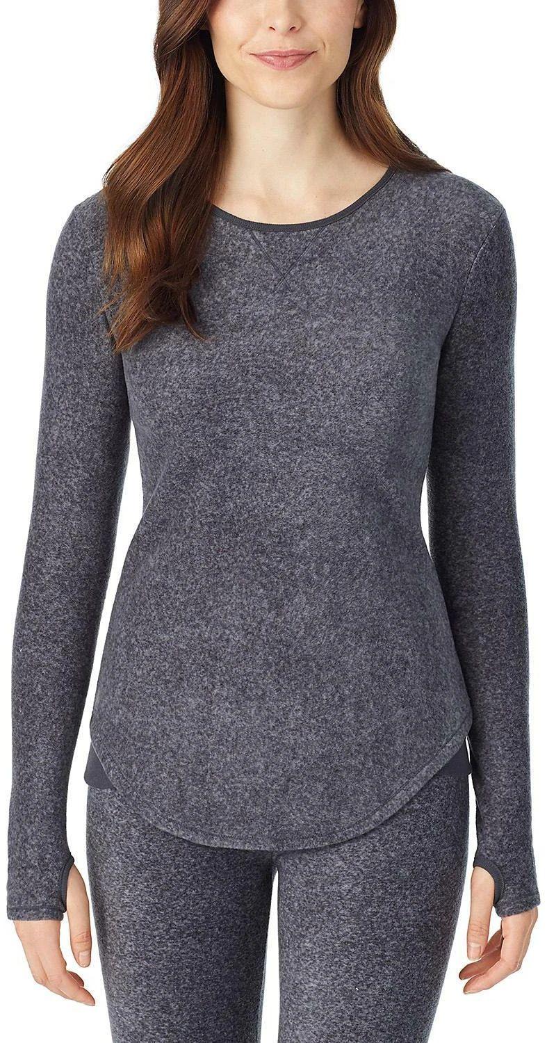 Refurbished Cuddl Duds Fleecewear with Stretch Long Sleeve Crew - Reebelo Ireland