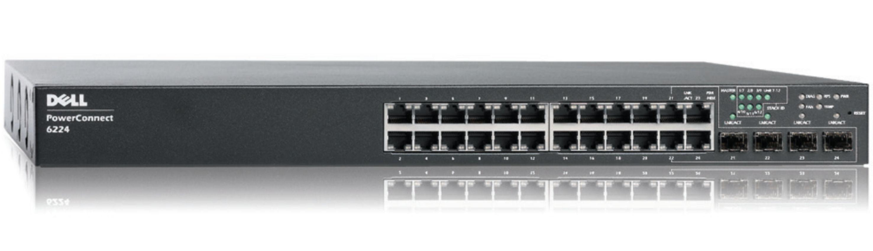 Refurbished Dell PowerConnect 6224 24-port Gigabit Switch - Reebelo Ireland