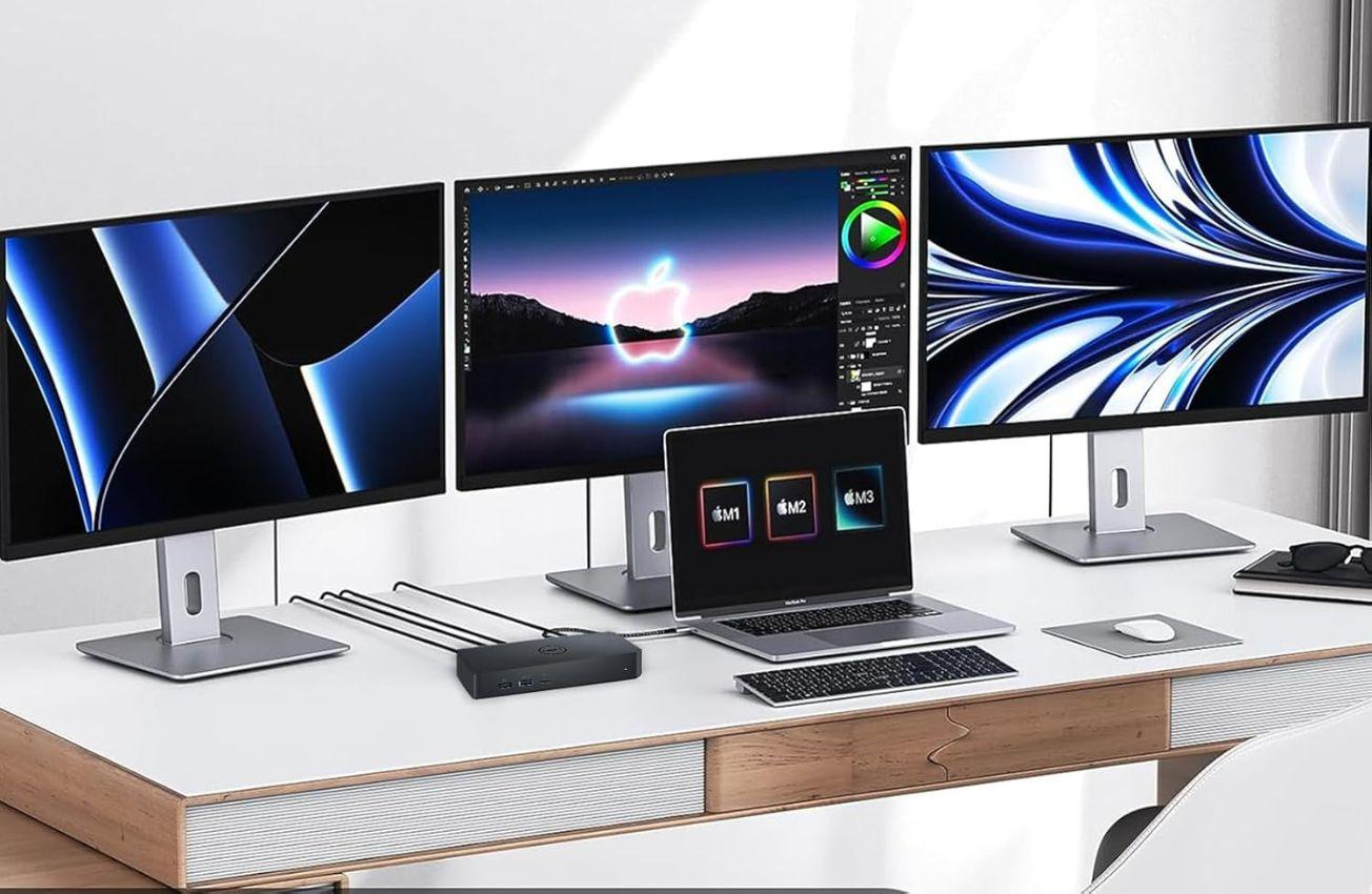 Refurbished Dell Universal Docking Station D6000S Ethernet  - Reebelo Ireland
