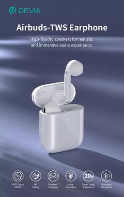 Refurbished Devia EM053 Airbuds True Wireless Earphone - Reebelo Ireland