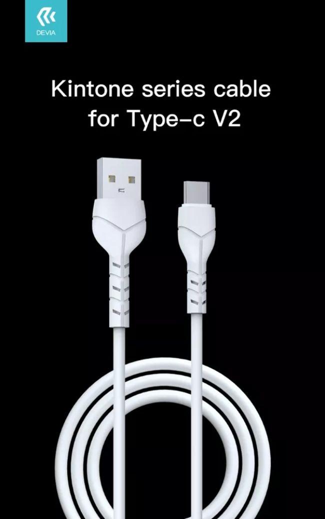 Refurbished Devia Kintone Cable V2 Charging Cable for Type-C (1m) - Reebelo Ireland