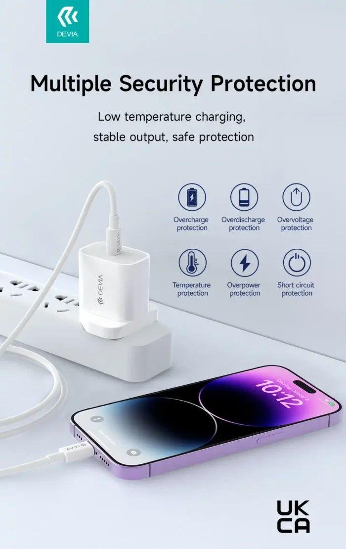 Refurbished Devia Smart Series PD Quick Charger (UK / 20W / V2) - Reebelo Ireland