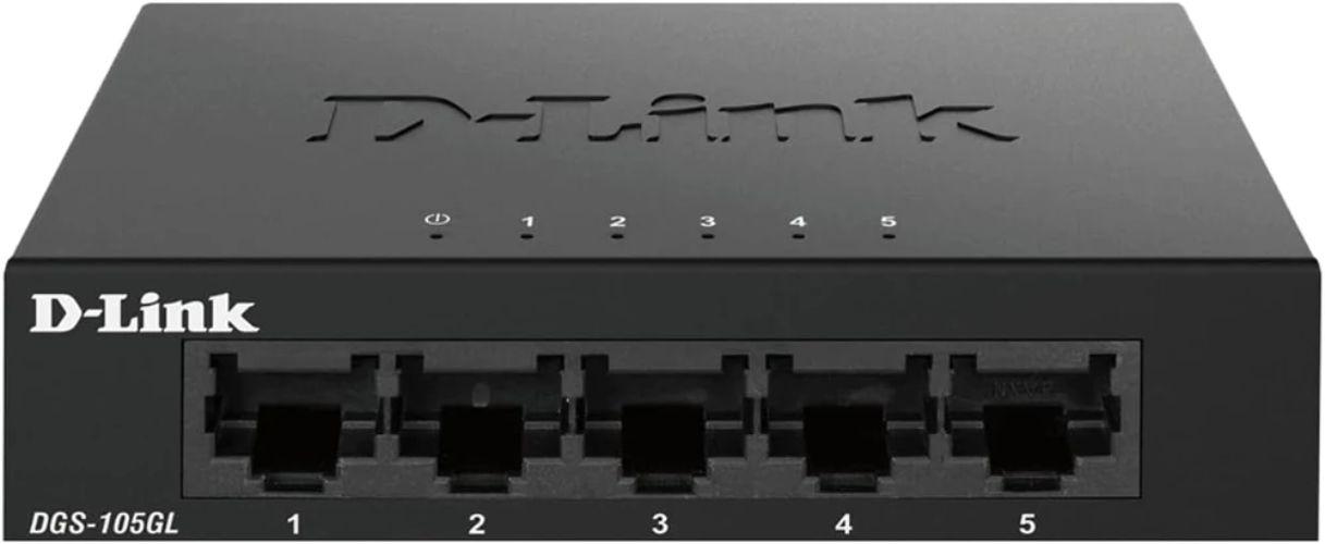 Refurbished D-Link DGS-105GL 5-Port Gigabit Desktop Switch - Reebelo Ireland