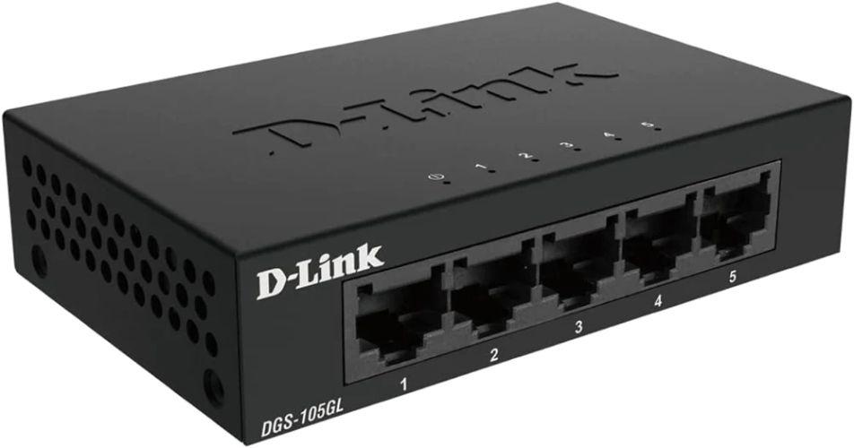 Refurbished D-Link DGS-105GL 5-Port Gigabit Desktop Switch - Reebelo Ireland