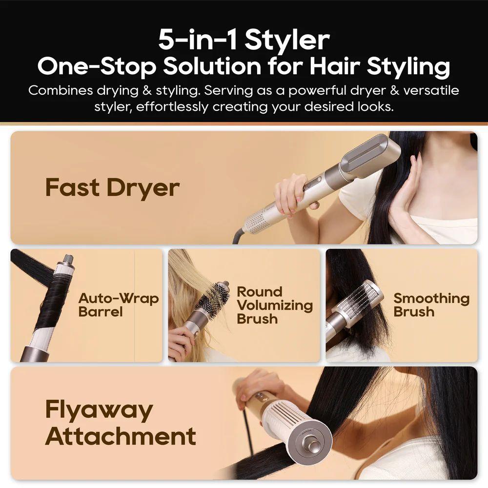 Refurbished Dreame AirStyle 5-in-1 Hair Drying & Styling Tool Kit - Reebelo Ireland